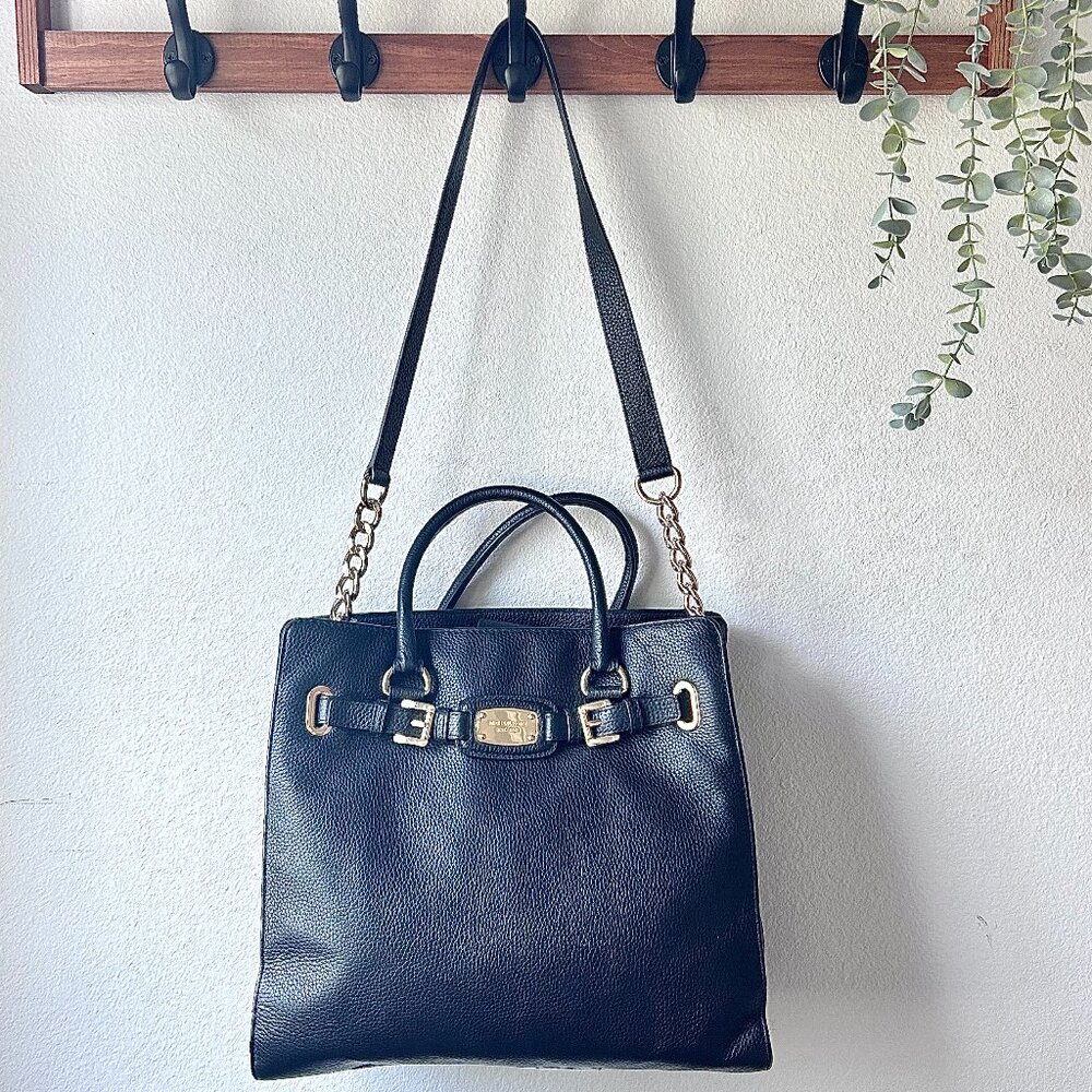 Michael Kors Hamilton Leather Tote Hanging Bag